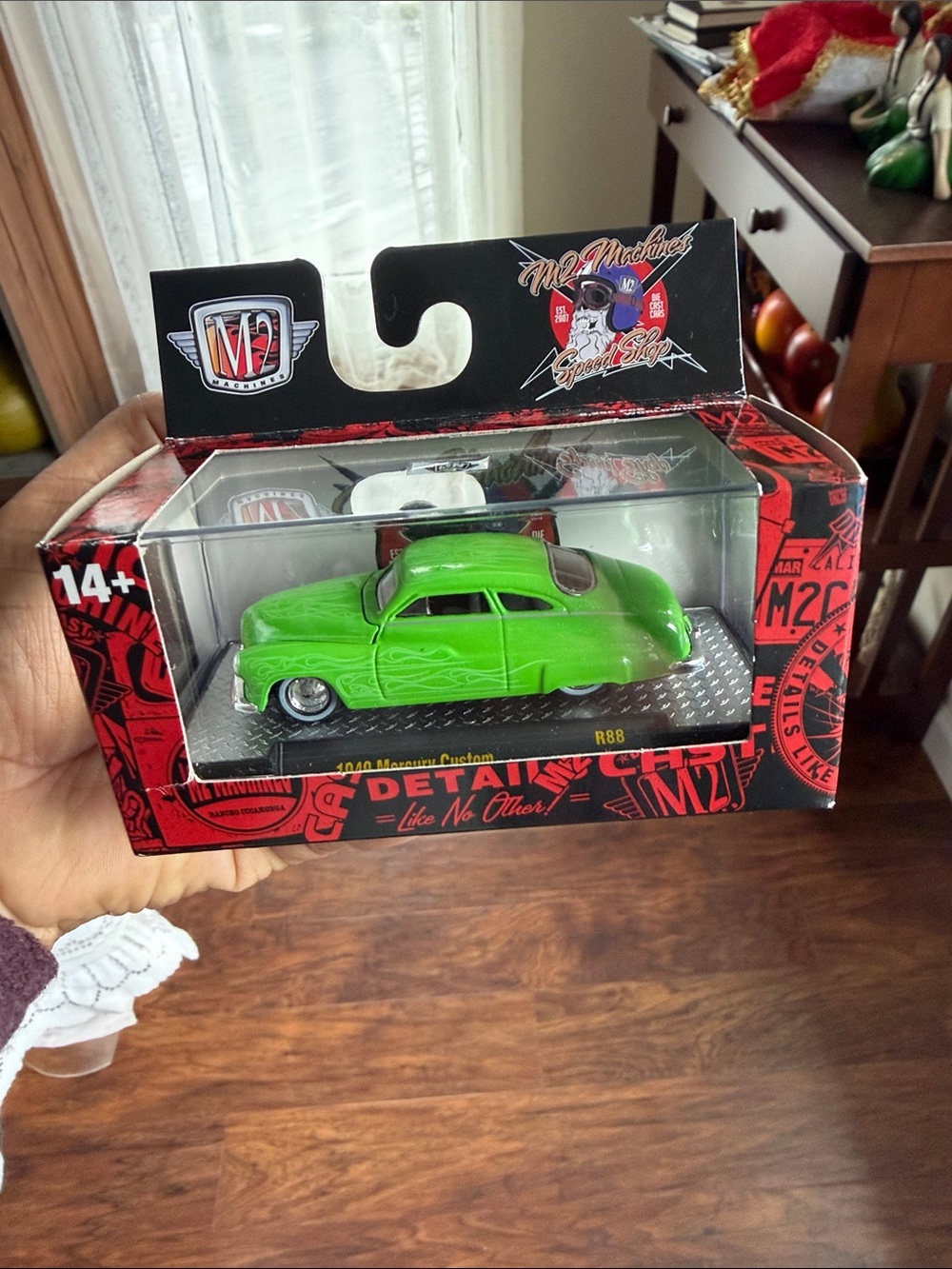 Machine Bright Green 1949 Mercury Custom Die-Cast Car